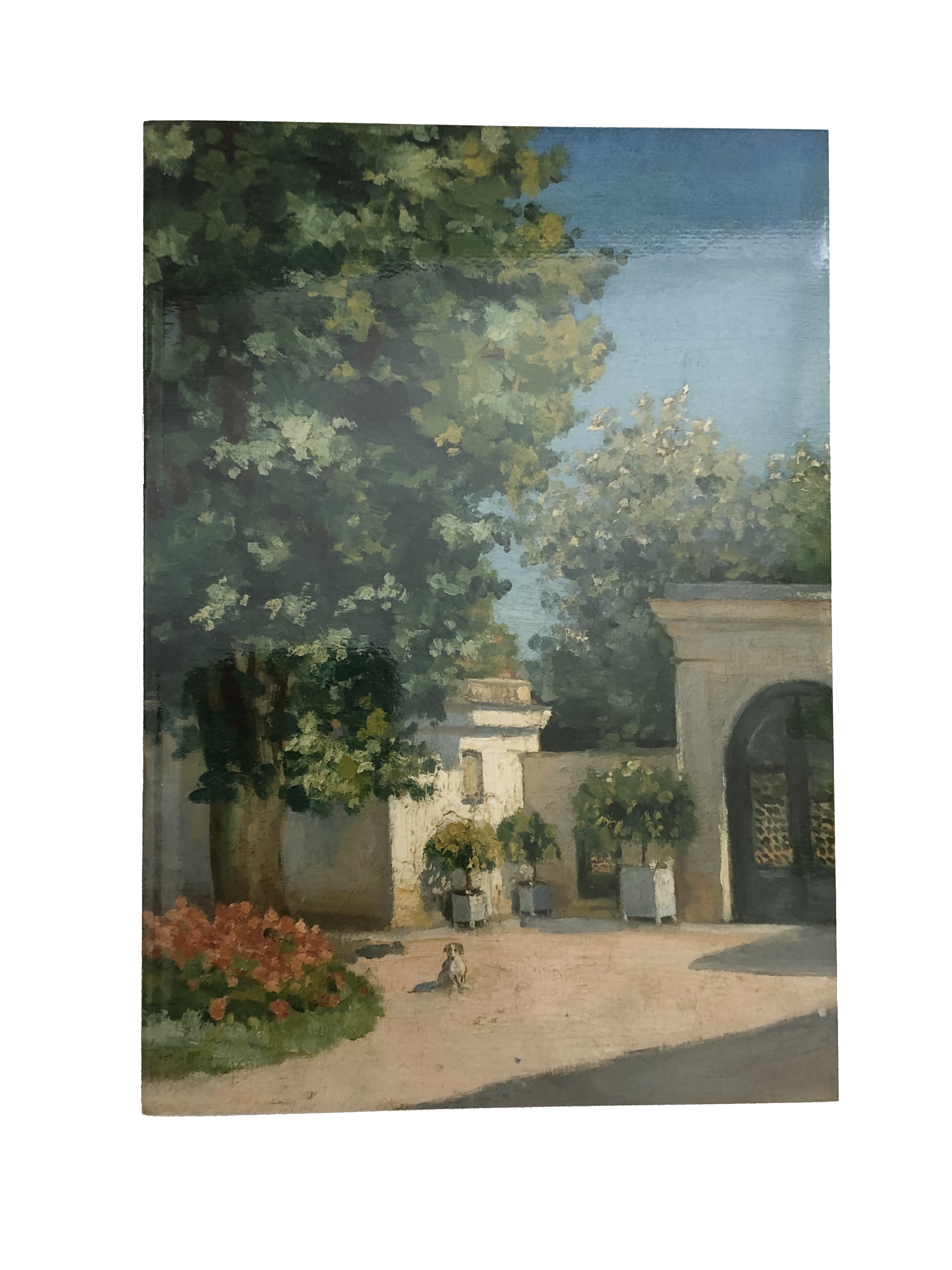 Cahier « Yerres, de l’exèdre, le porche de la demeure familiale » de Gustave Caillebotte