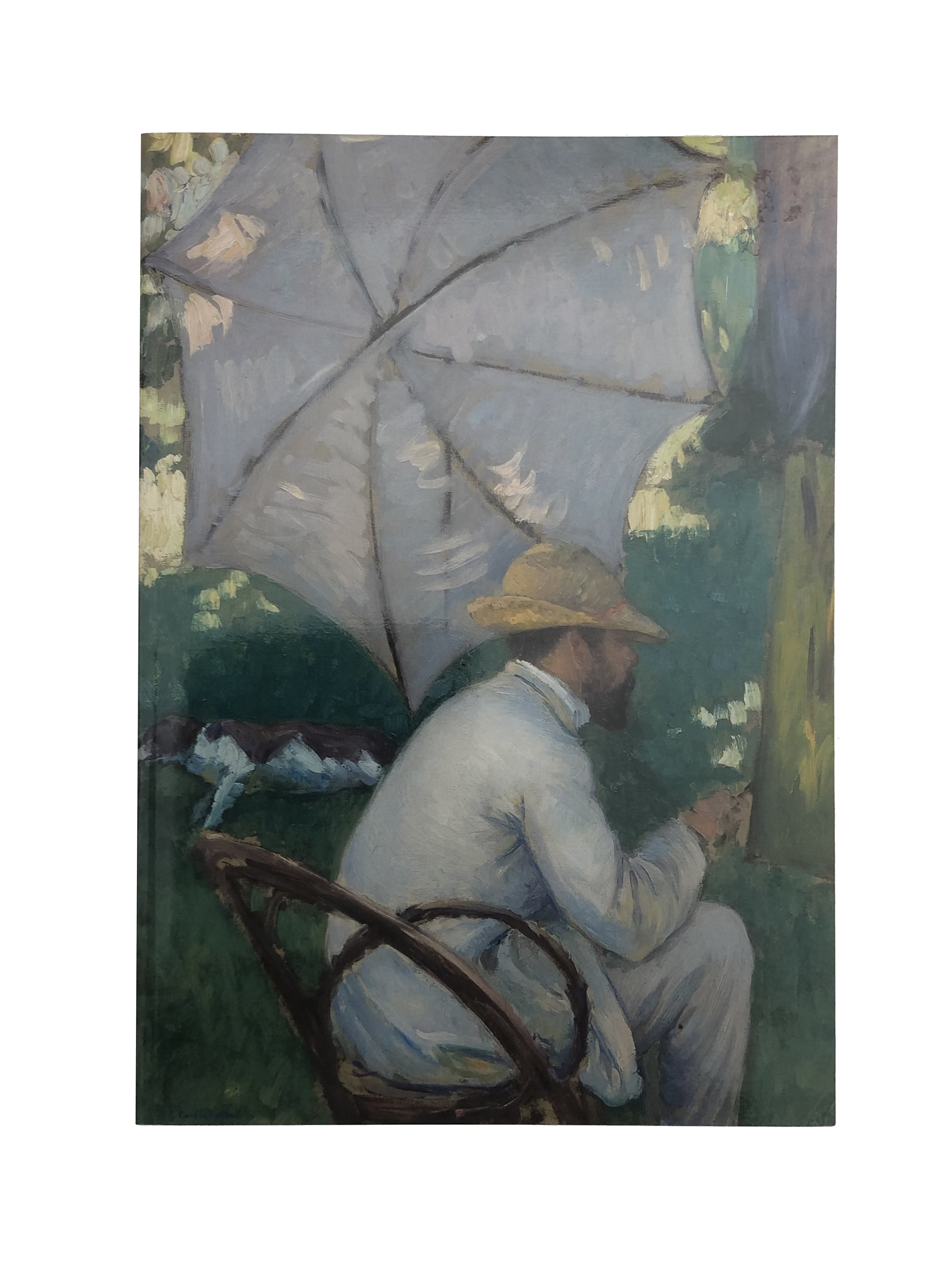 Cahier « Peintre sous son parasol » de Gustave Caillebotte